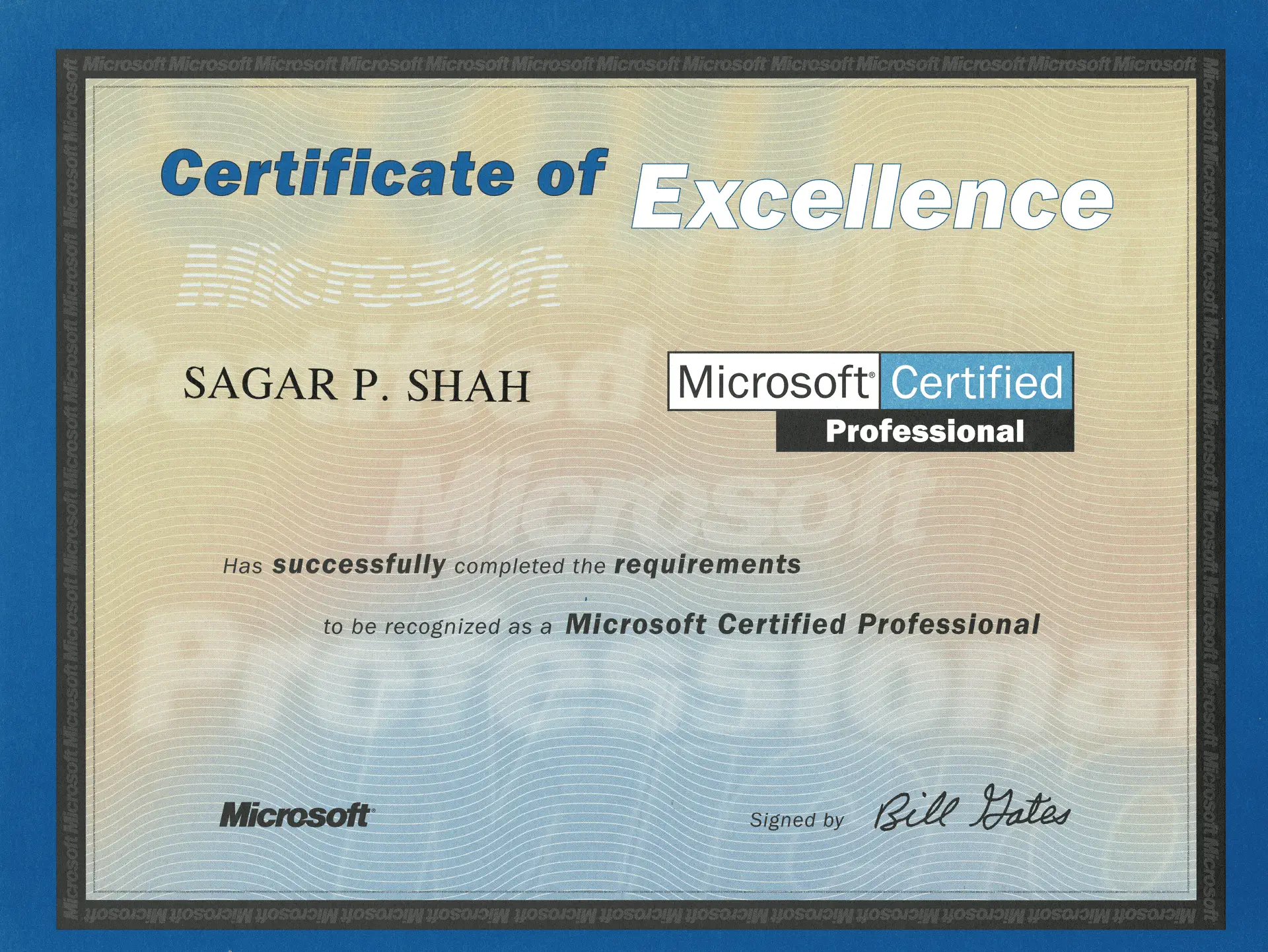 Microsoft Certified Professional (MCP)